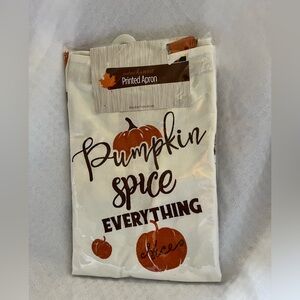 Pumpkin Spice Printed Apron New